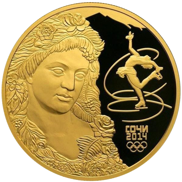 1000 рублей 2014 года «Сочи 2014. Флора»
