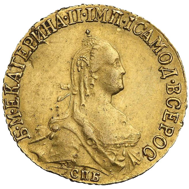 5 рублей 1774 года