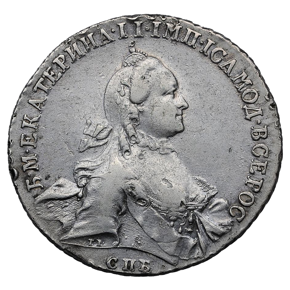 1 рубль 1763 СПБ НК TI