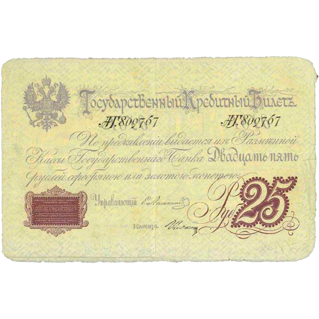 25 рублей 1876 года