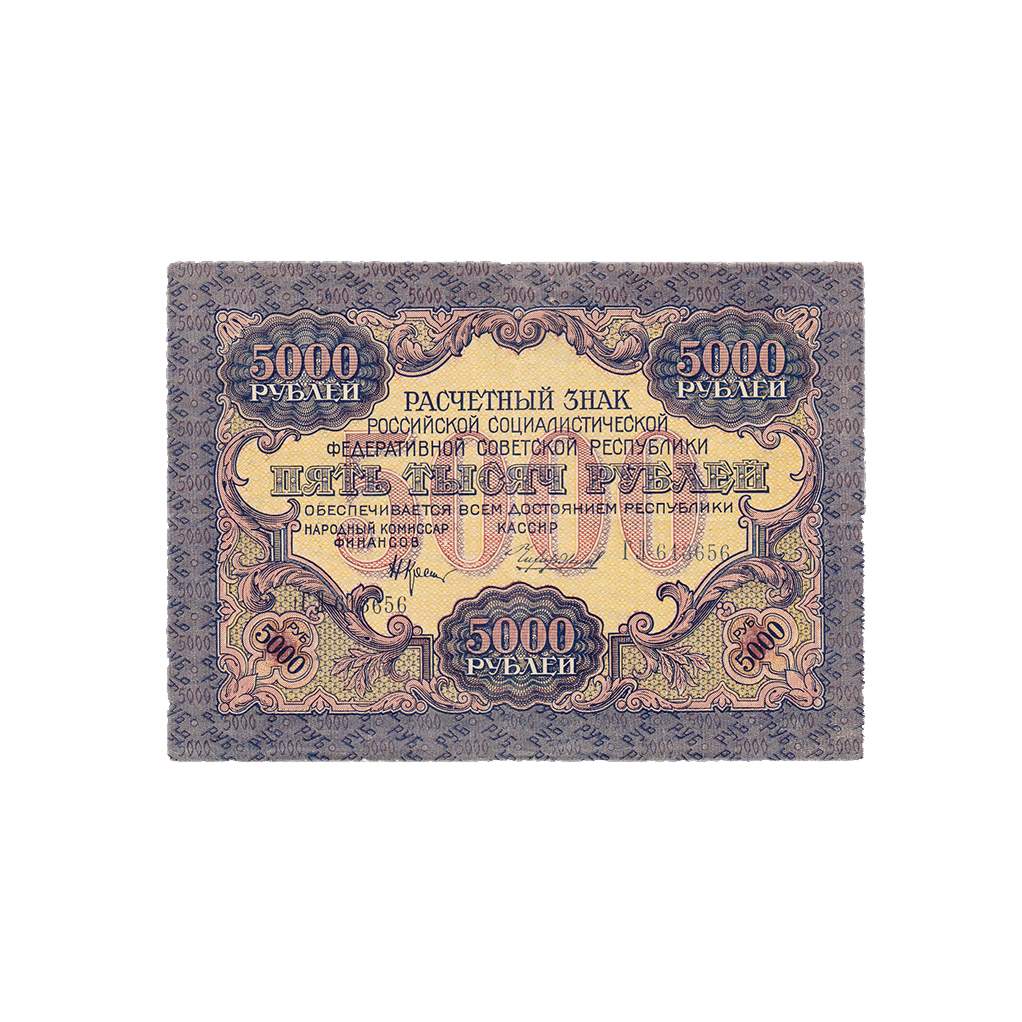5000 рублей 1919 года
