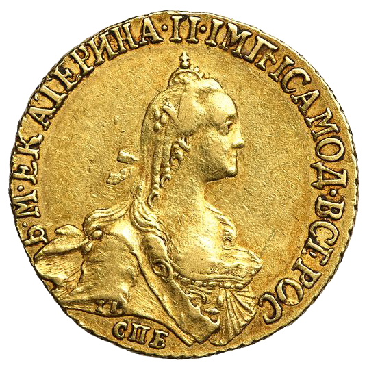 5 рублей 1766 года