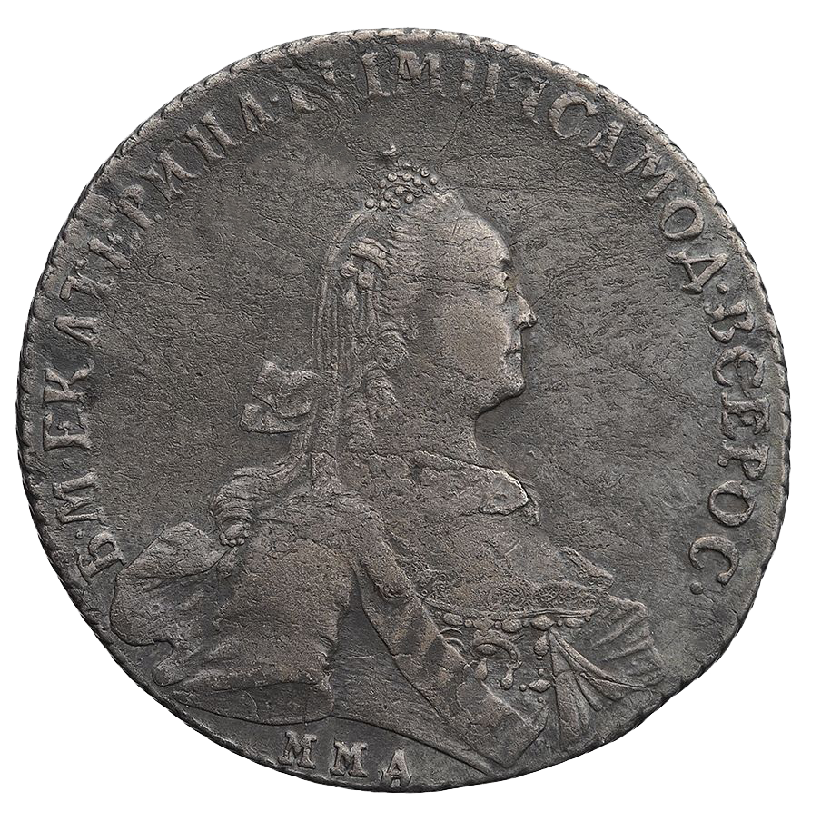 1 рубль 1770 года ММД ДМ