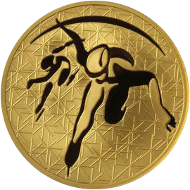 200 рублей 2010 года «Зимние виды спорта. Шорт-трек»