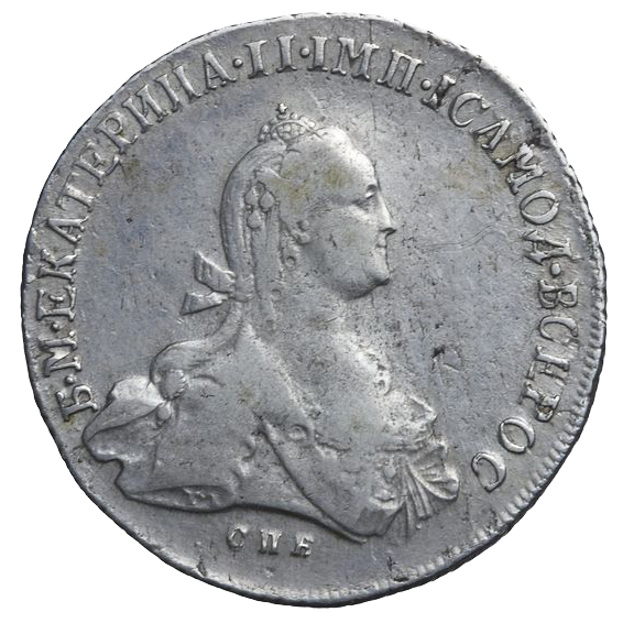 Полтина (50 копеек) 1776 года СПБ ЯЧ TI