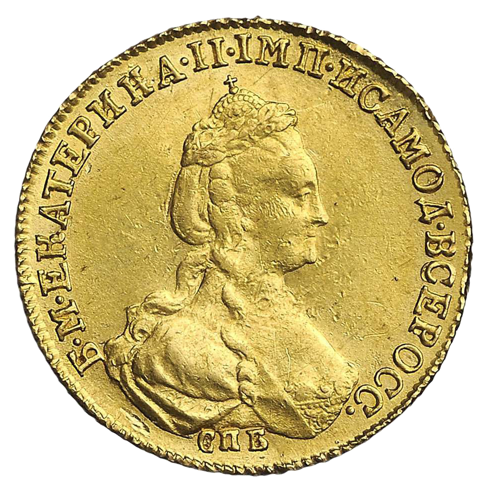 5 рублей 1781 года