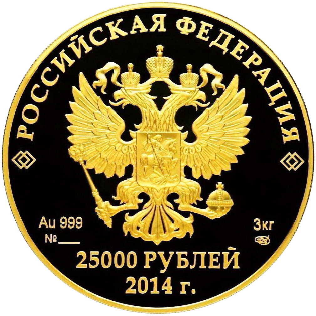 25000 рублей 2014 года «Сочи 2014»