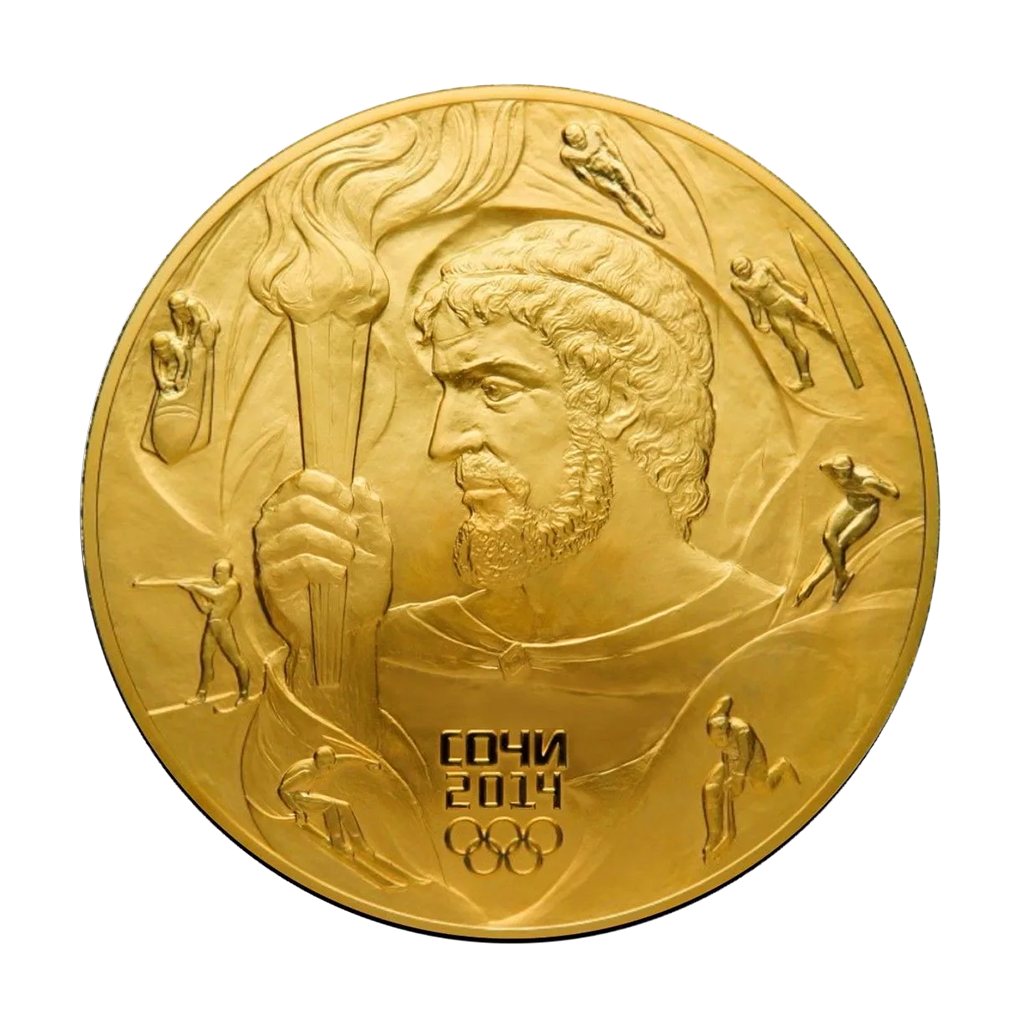 10000 рублей 2013 года "Сочи 2014. Прометей"