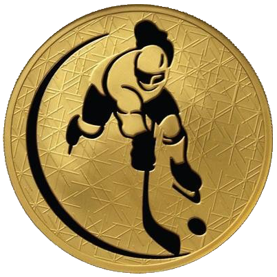 200 рублей 2010 года «Зимние виды спорта. Хоккей»