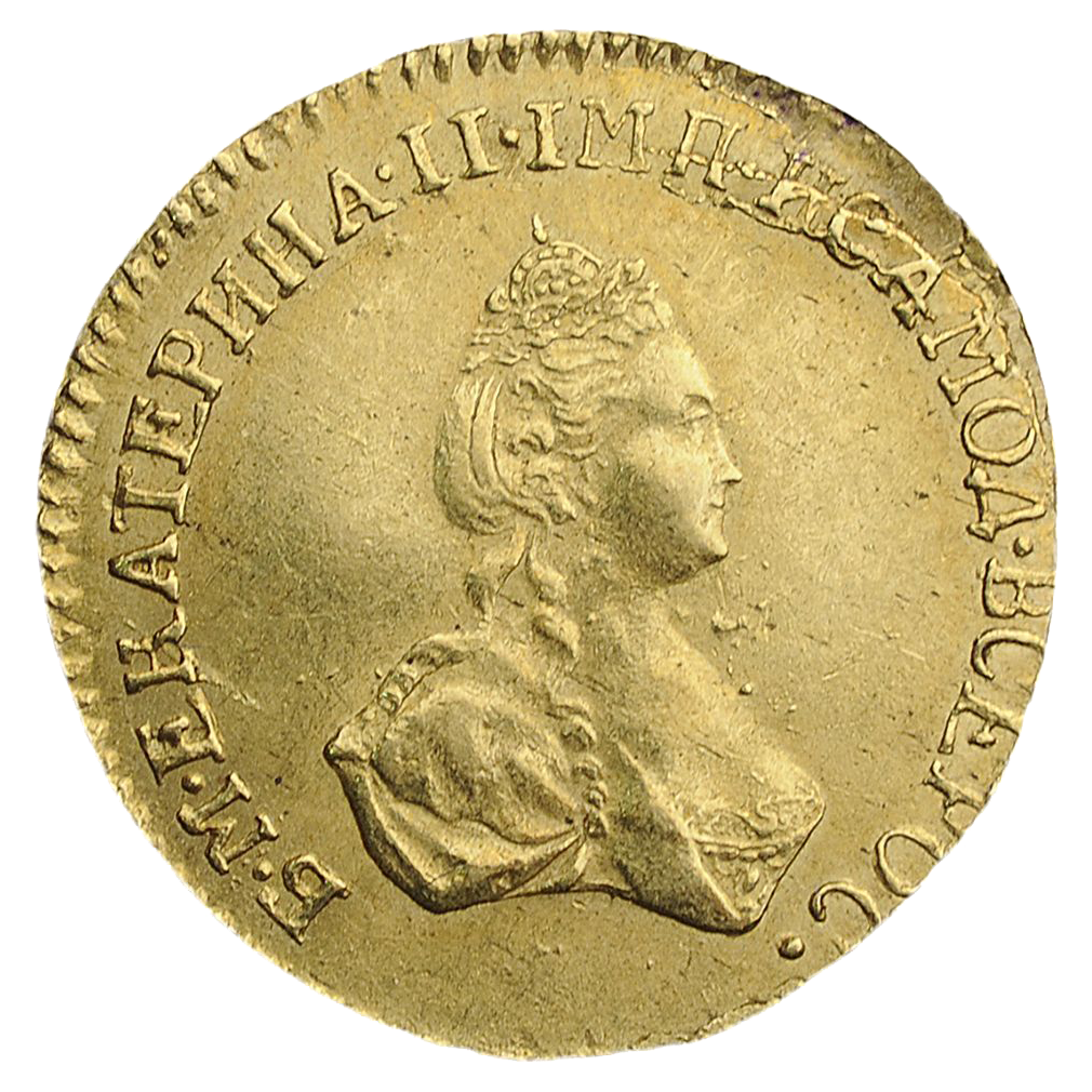Золотой 1 Рубль 1779 года